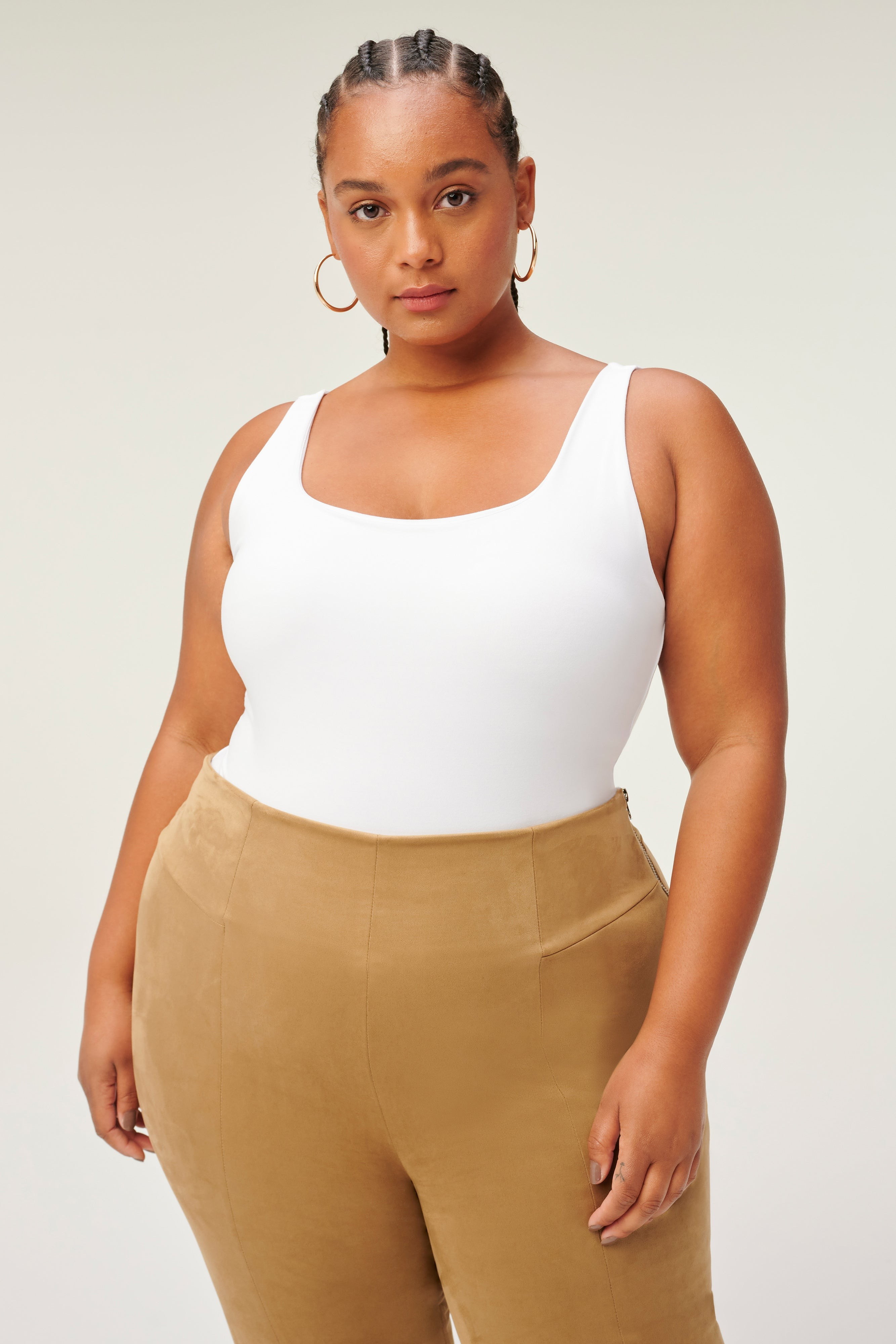 GOOD FORM MODERN TANK BODY | WHITE001 - GOOD AMERICAN | Good American