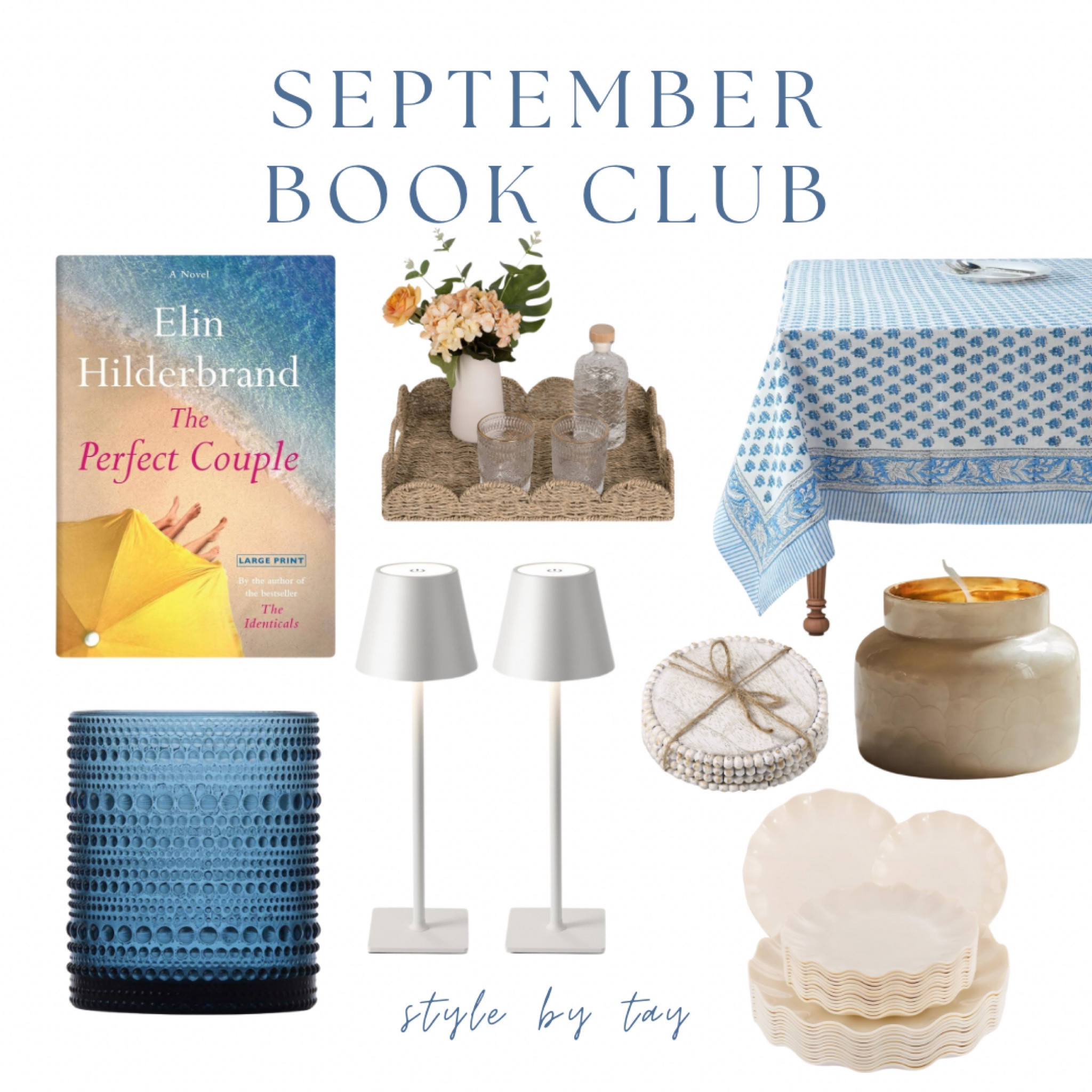 September book club: the perfect couple 

Hosting decor, costal decor, book club party, Amazon finds

#LTKHome #LTKFindsUnder100 #LTKFindsUnder50