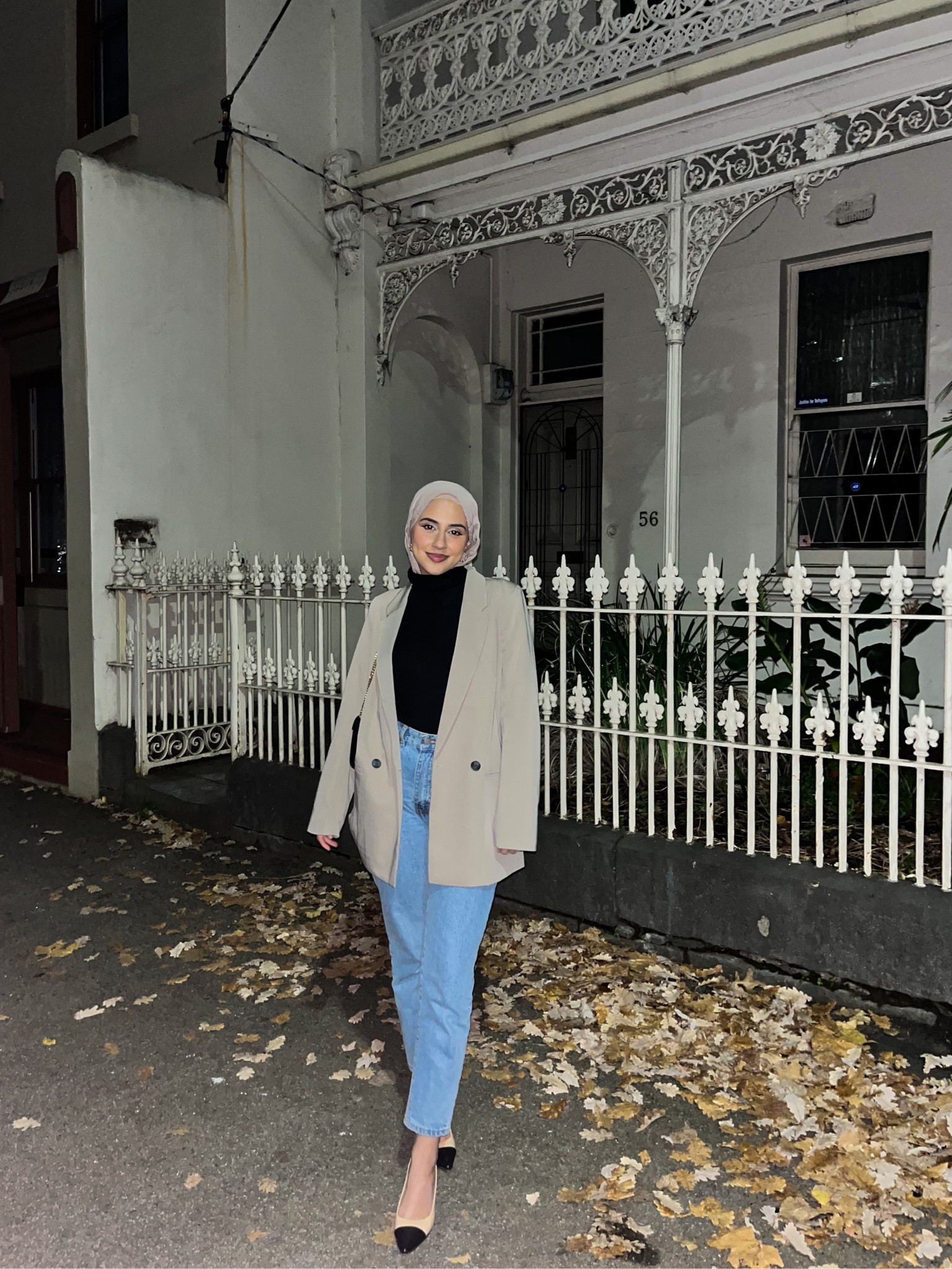 A quick, comfortable and stylish dinner fit with my fave H&M blazer, high-rise Dr Denim jeans and of course my go-to Chanel dupes from Sandler!!! 

#LTKsalealert #LTKworkwear #LTKFind