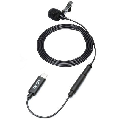 Movo DM1P Omnidirectional Lavalier Microphone Compatible with The DJI OSMO Pocket - Lapel Mic, Great Interview Microphone for Recording | Target