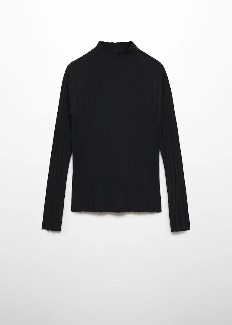 High collar ribbed knit  sweaterREF. 57009098-FLURRIES-LM | MANGO (UK)