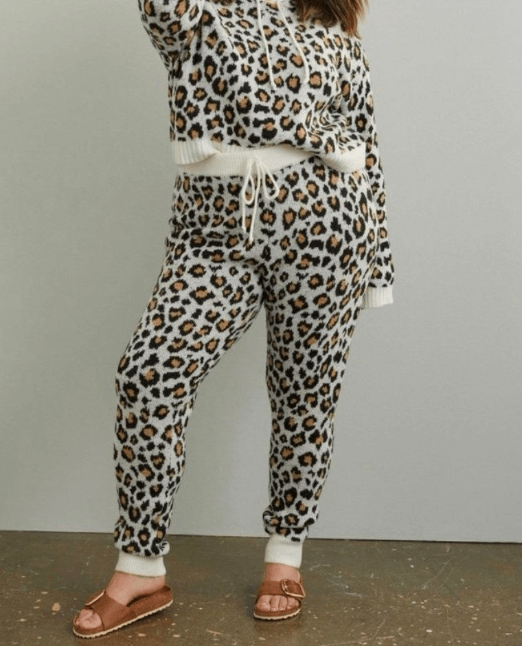 Anthropologie Saturday Sunday Pants Joggers Ginny Leopard 1X | eBay US