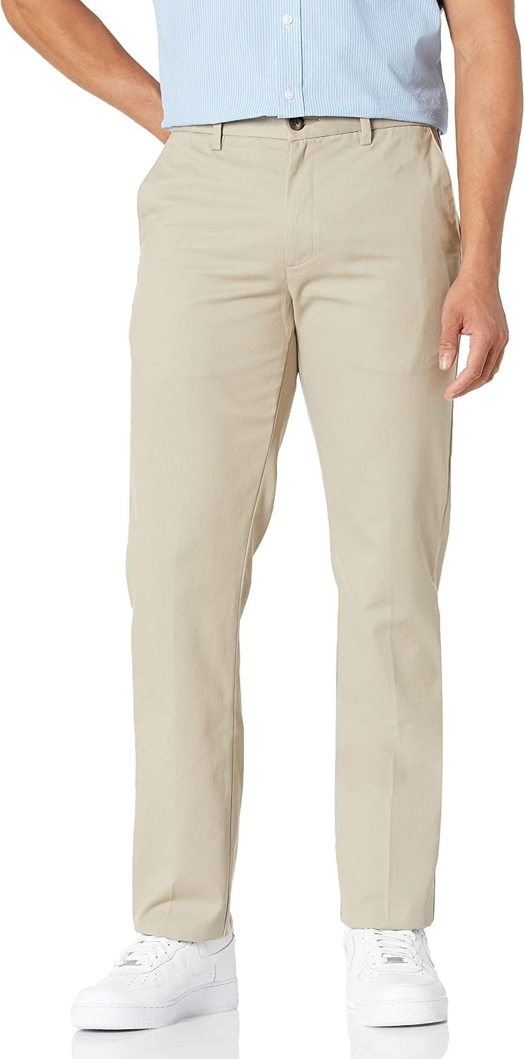Amazon Essentials Men's Slim-Fit Wrinkle-Resistant Flat-Front Chino Pant | Amazon (US)