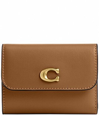 COACH Essential Card Holder Bifold Wallet - Honey Brown | Dillard's