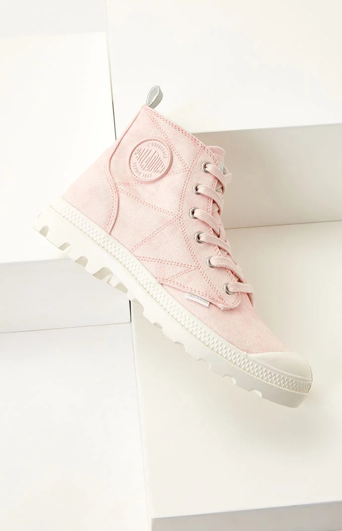 Palladium Womens Women's Pampa Zip Desert Wash Boots - Pink size 7 | PacSun