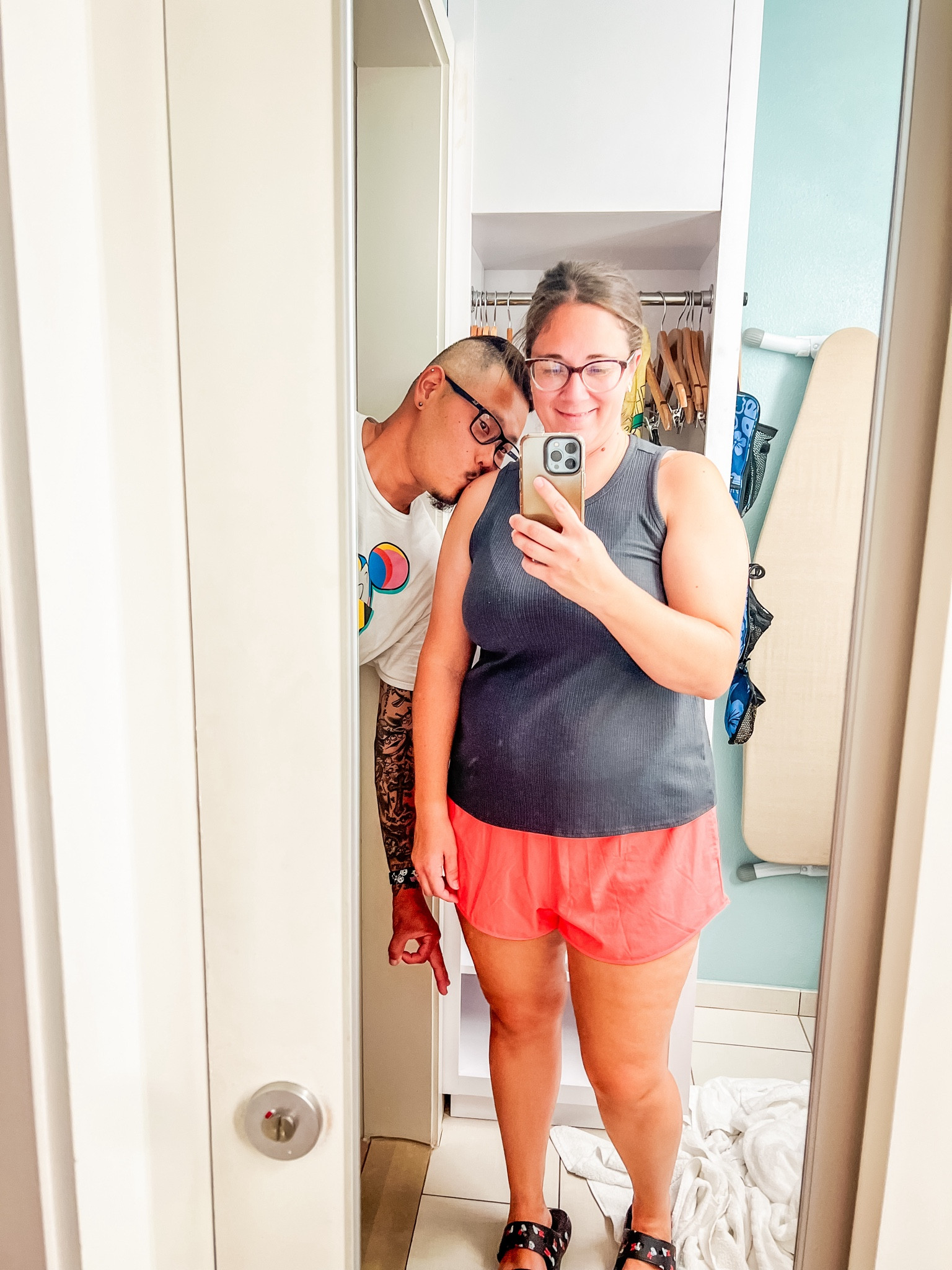 Another pair of the greatest hot day park shorts known to man. So comfy and light and keep my mom belly under control. Midsize mamas don’t skip these!

#LTKMidsize #LTKActive #LTKSaleAlert