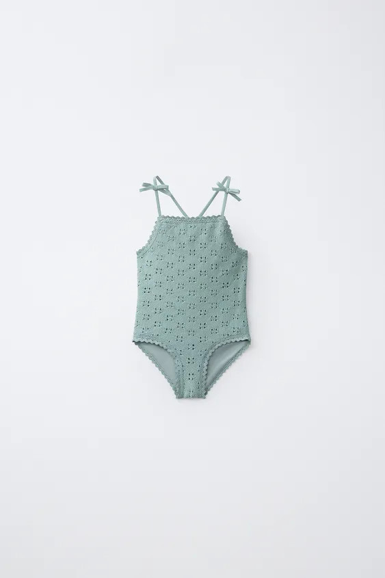 1-6 YEARS / CROCHET KNIT SWIMSUIT | Zara US