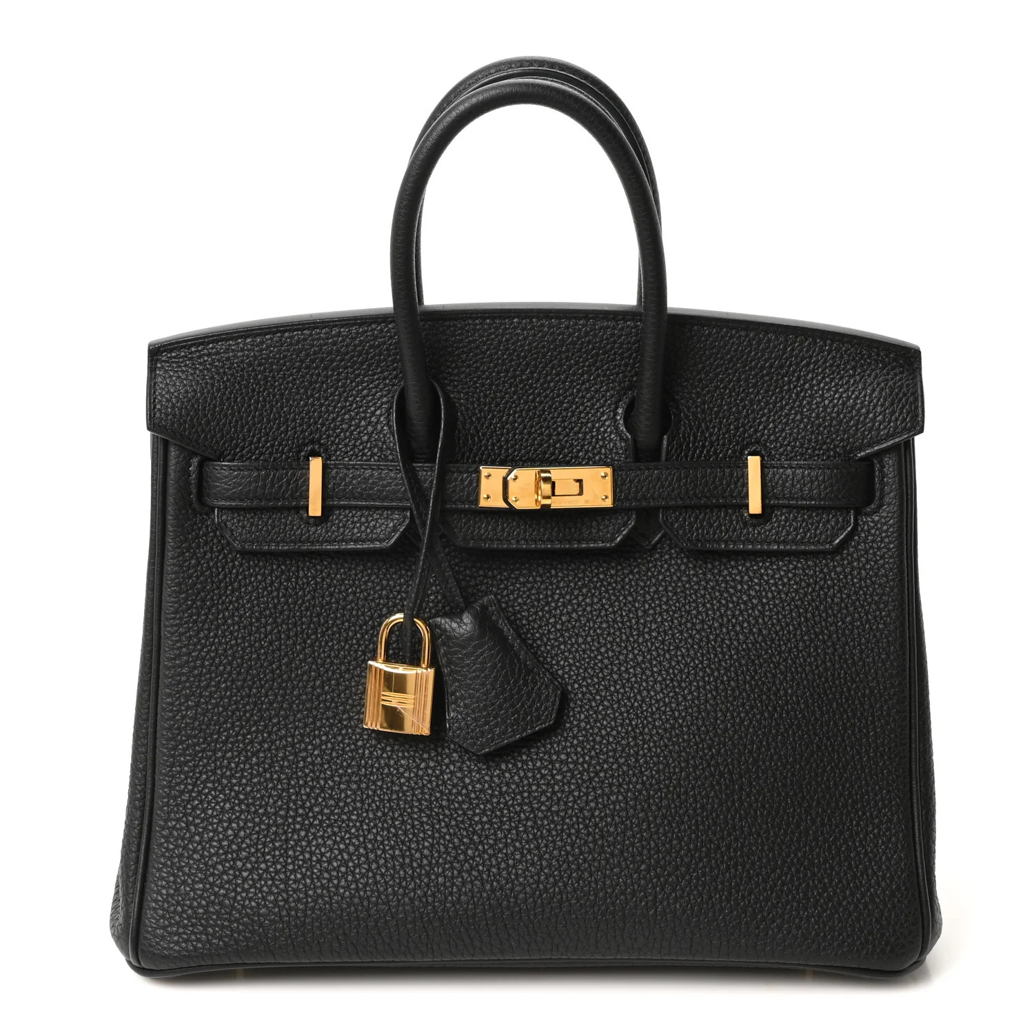 Togo Birkin 25 Black | FASHIONPHILE (US)