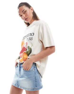 Cotton On micro denim mini skirt in rush blue | ASOS (Global)