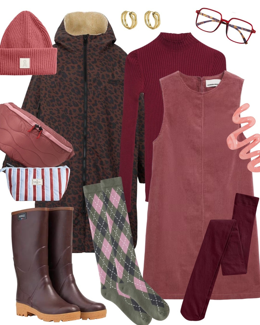 Herbst Look in rosarot - stylisch UND Dog Walking tauglich durch wasserdichten Mantel und hohe Gummistiefel. 

#armedangels #cord #autumn #softwarmdeep

#LTKdeutschland #LTKkleider #LTKautumn