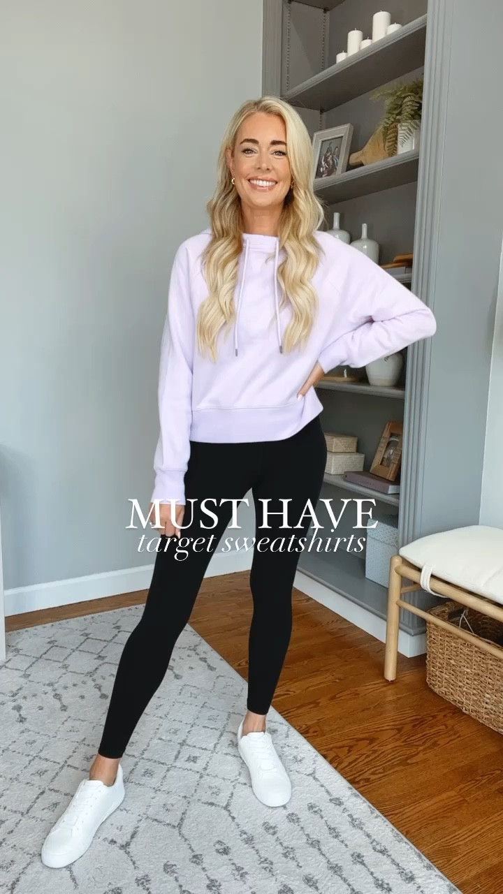 Target Sweatshirts // wearing a small green (fits tts) & medium in purple (sized up one)

Casual outfit, fall outfits, sweatshirts, leggings outfits 

#LTKfindsunder50 #LTKSeasonal #LTKstyletip