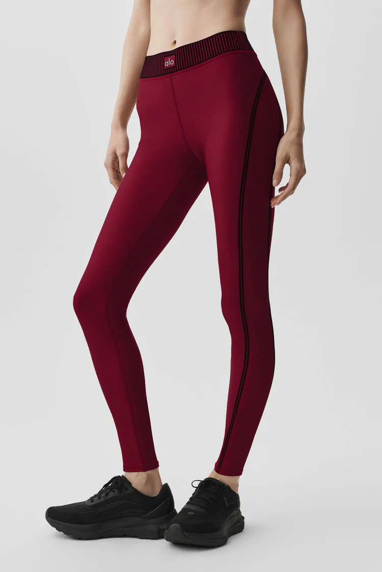 Airlift High-Waist 7/8 Line Up Legging | Alo Yoga