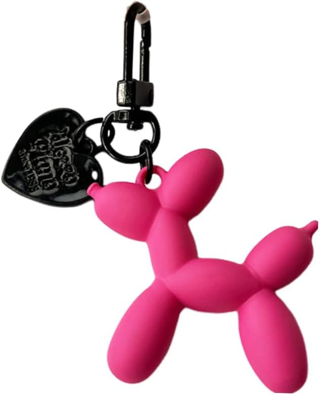 tenghong2021 Valentine's Day Gift Cute Jelly Balloon Dog Keychain for Women Girl Key Chain Car Ke... | Amazon (US)