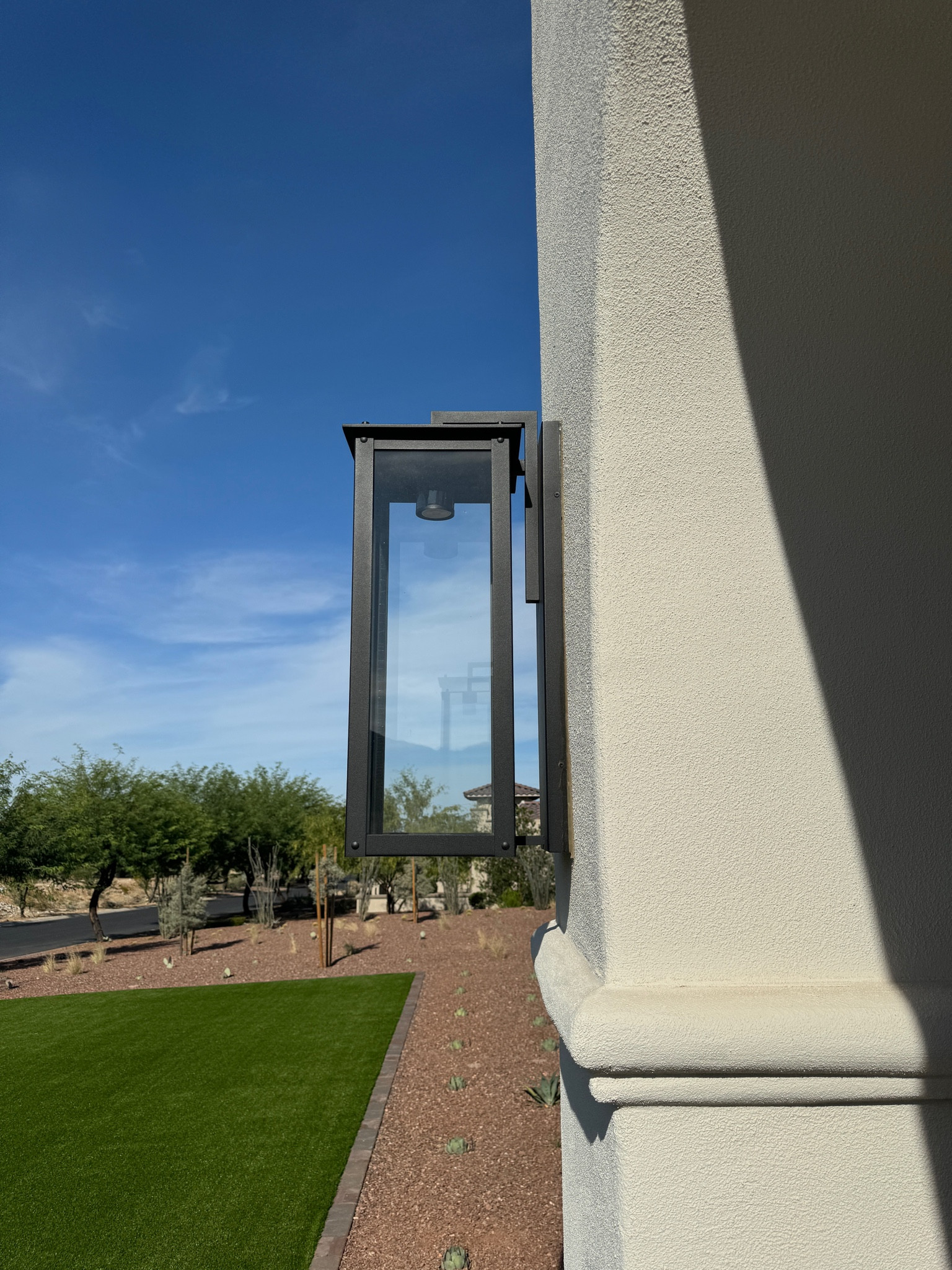 29” outdoor wall sconce for main entryance

#LTKHome #LTKFamily