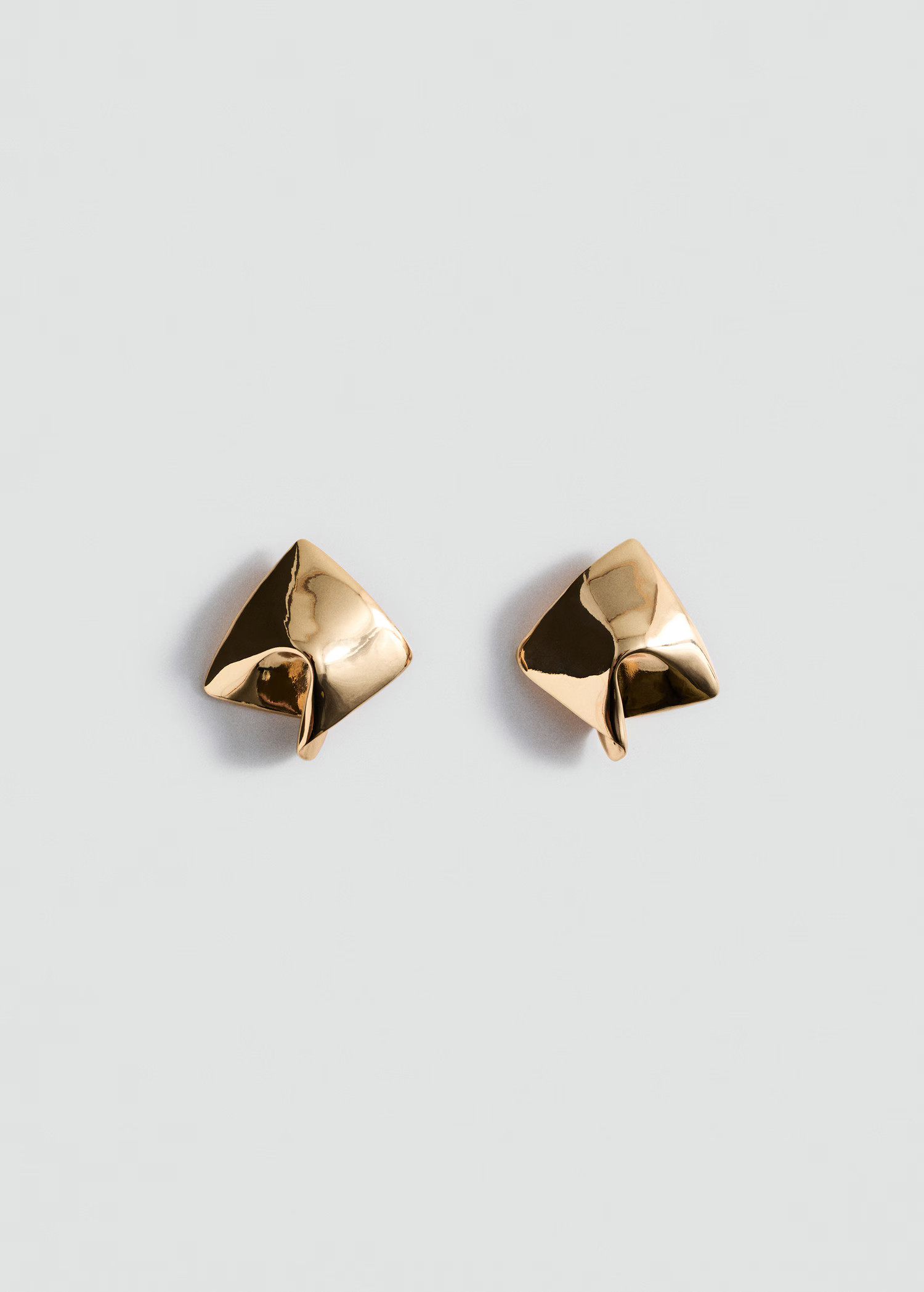 Irregular metallic earrings - Women | MANGO USA | Mango (US/MX/AU)