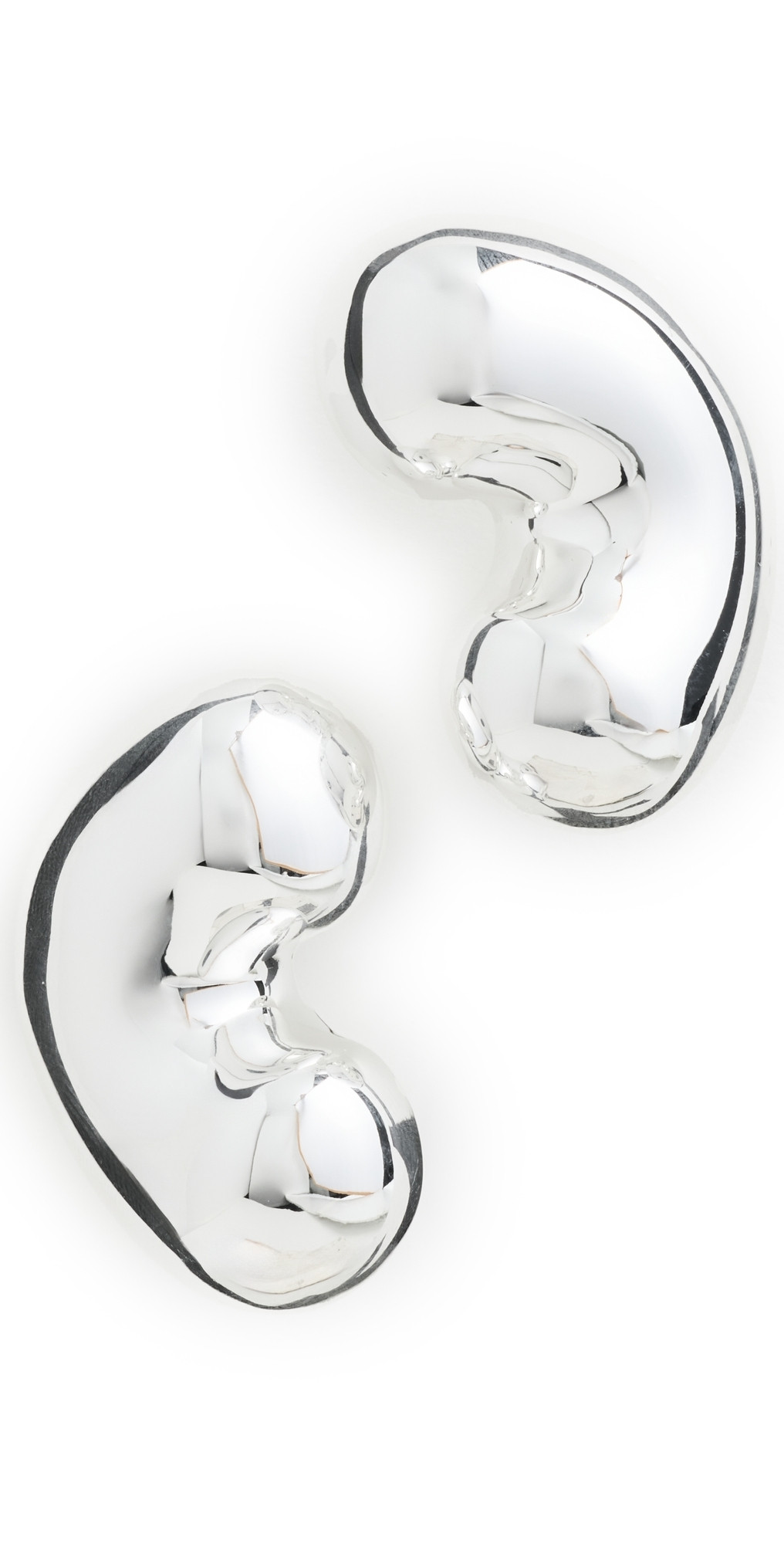 JENNY BIRD Eliza Puff Earrings Silver One Size | Shopbop