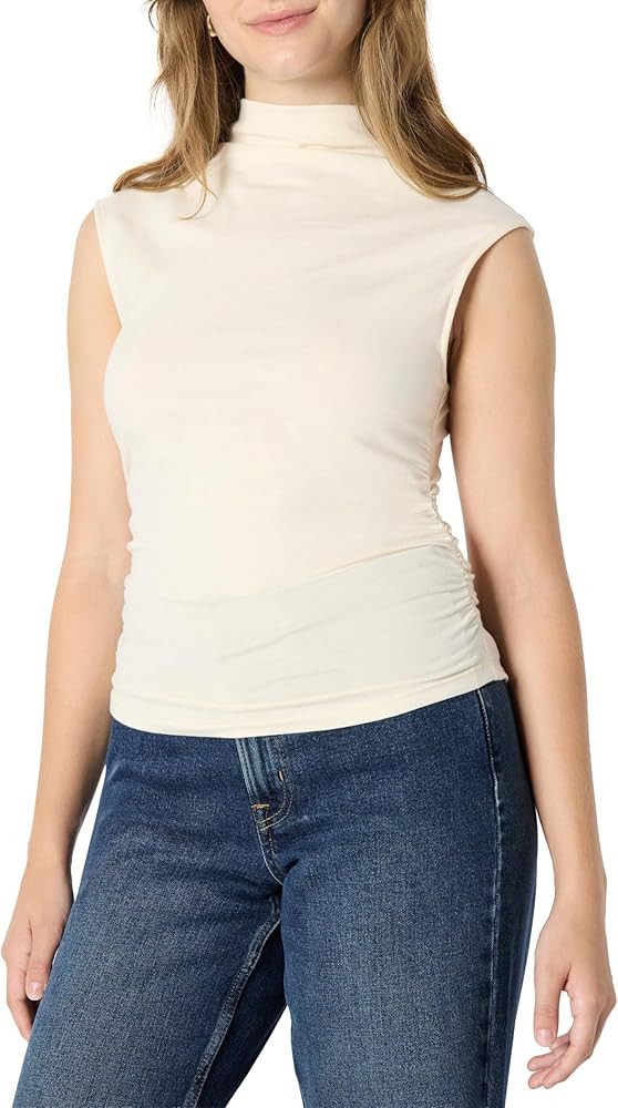 Amazon Essentials (Demi's Pick) Women's Slim-Fit Sleeveless High-Neck Top | Amazon (US)