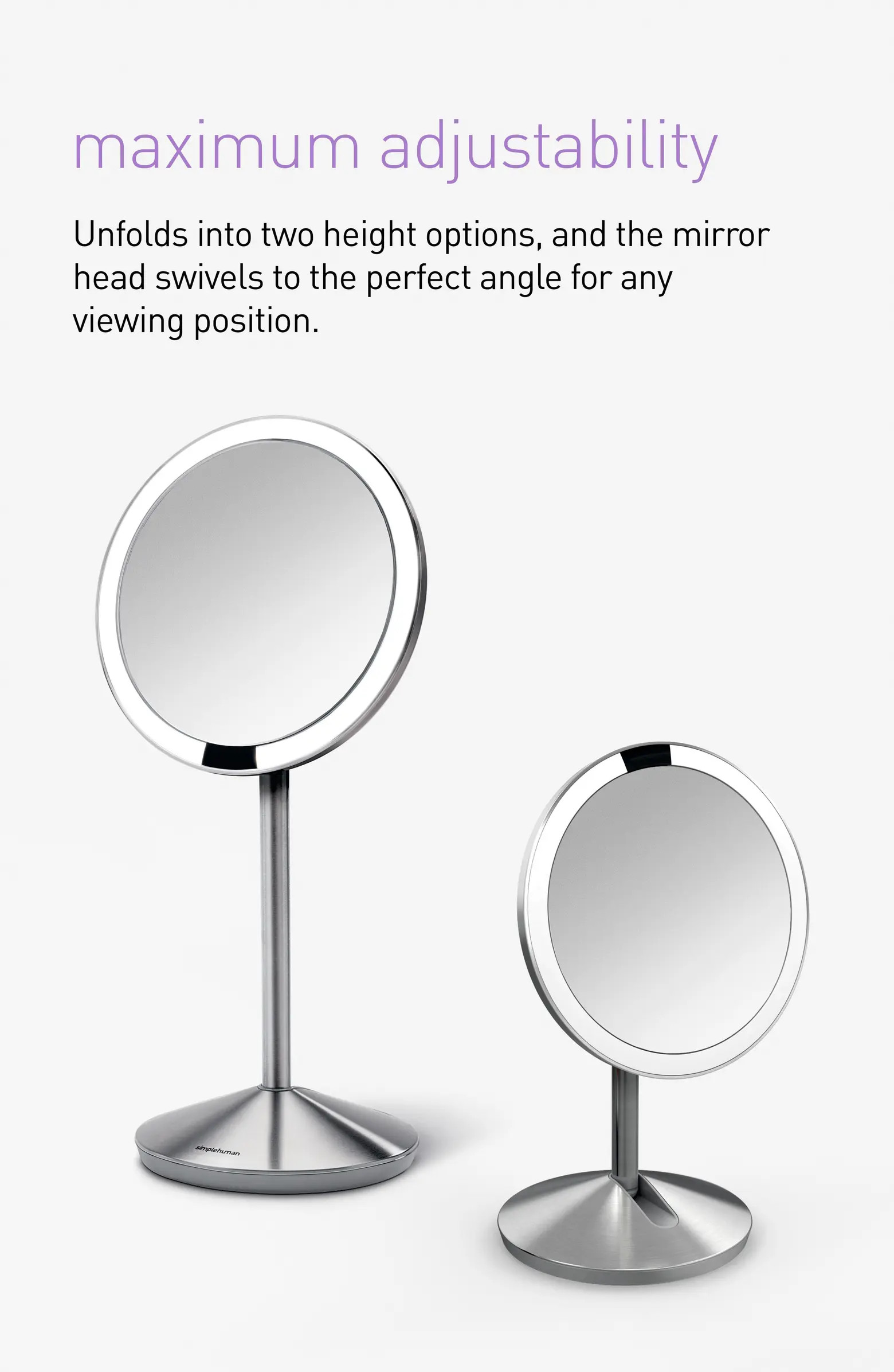 5-Inch Mini Countertop Sensor Makeup Mirror | Nordstrom