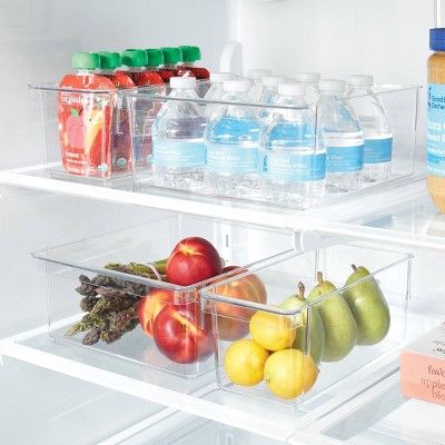 4pc Fridge & Pantry Bin Storage Set Clear - Brightroom™ | Target