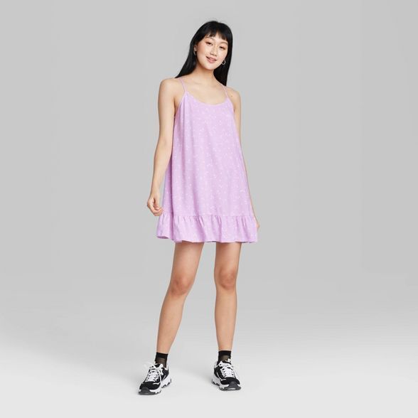 Women's Ruffle Hem Woven Dress - Wild Fable™ | Target