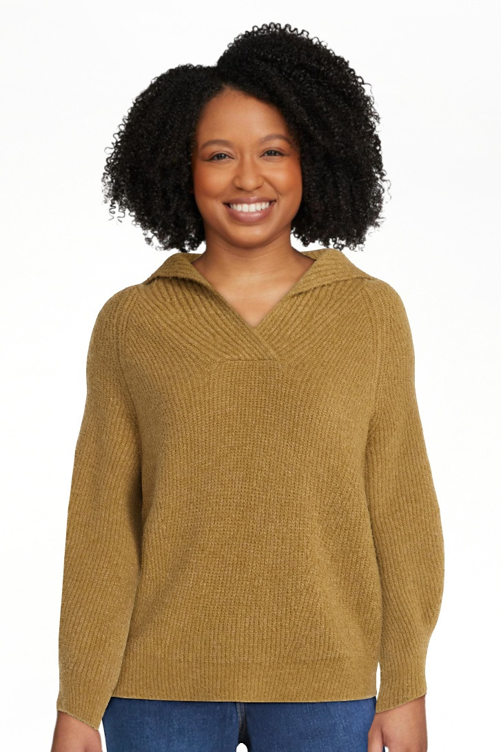 Free Assembly Women's V-Collar Sweater with Long Sleeves, Midweight, Sizes, XS-XXL - Walmart.com | Walmart (US)