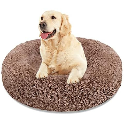 Best Friends by Sheri The Original Calming Donut Cat and Dog Bed in Lux Fur Charcoal Mink/PAWSH M... | Amazon (US)