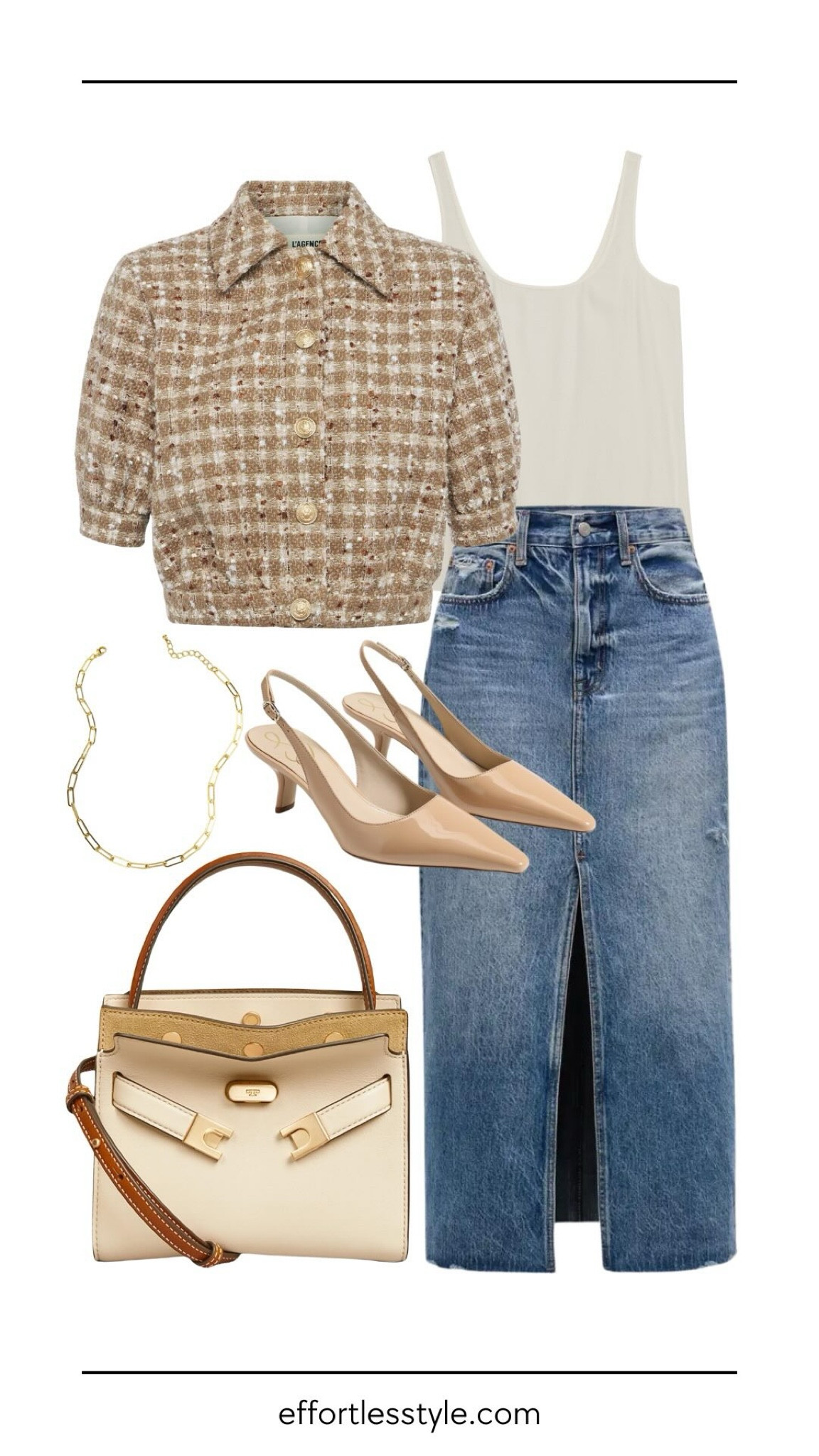 How to style a denim midi skirt for the office!

#LTKShoeCrush #LTKWorkwear #LTKItBag