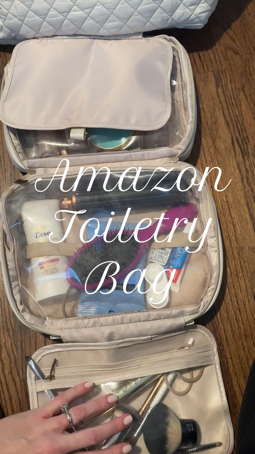 Toiletry bag. Travel. Makeup bag. Amazon makeup bag.

#LTKWatchNow #LTKTravel #LTKFindsUnder50