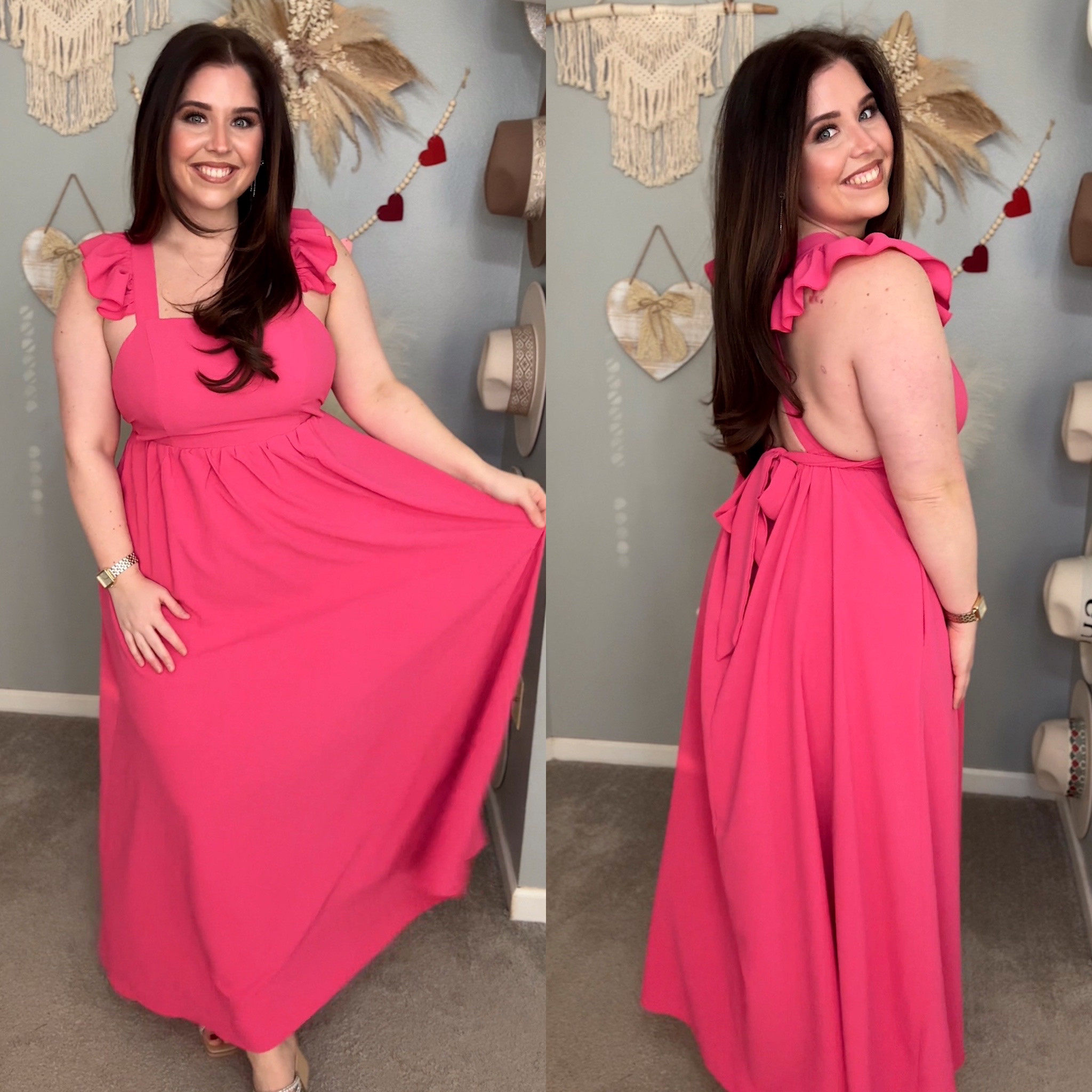 Amazon affordable dress option for Valentine’s Day date night or Galentines day party! Bestie is a size 12/14 wearing an XL! 💞

#LTKFindsUnder50 #LTKStyleTip #LTKMidsize
