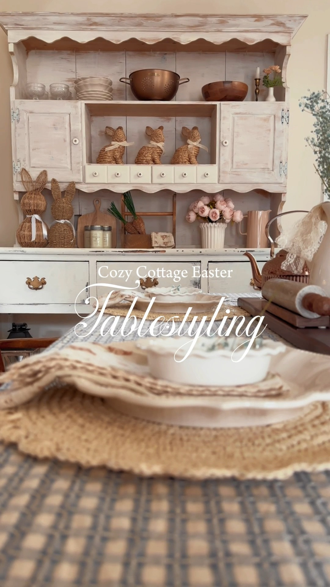 Cozy cottage farmhouse Easter tablescape and kitchen decor 🌸🌷🐰🌸🌷🐰

#LTKHome #LTKSeasonal #LTKSaleAlert