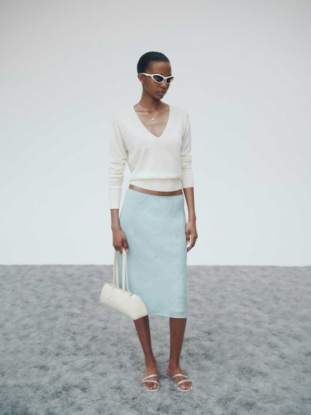 Layla Knee Length Skirt | Reformation (Global)