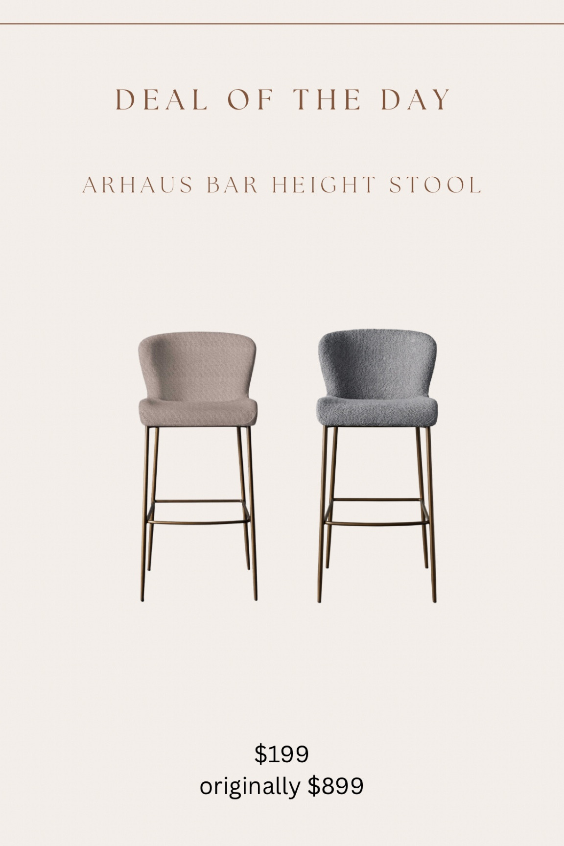 Arhaus store bar stools