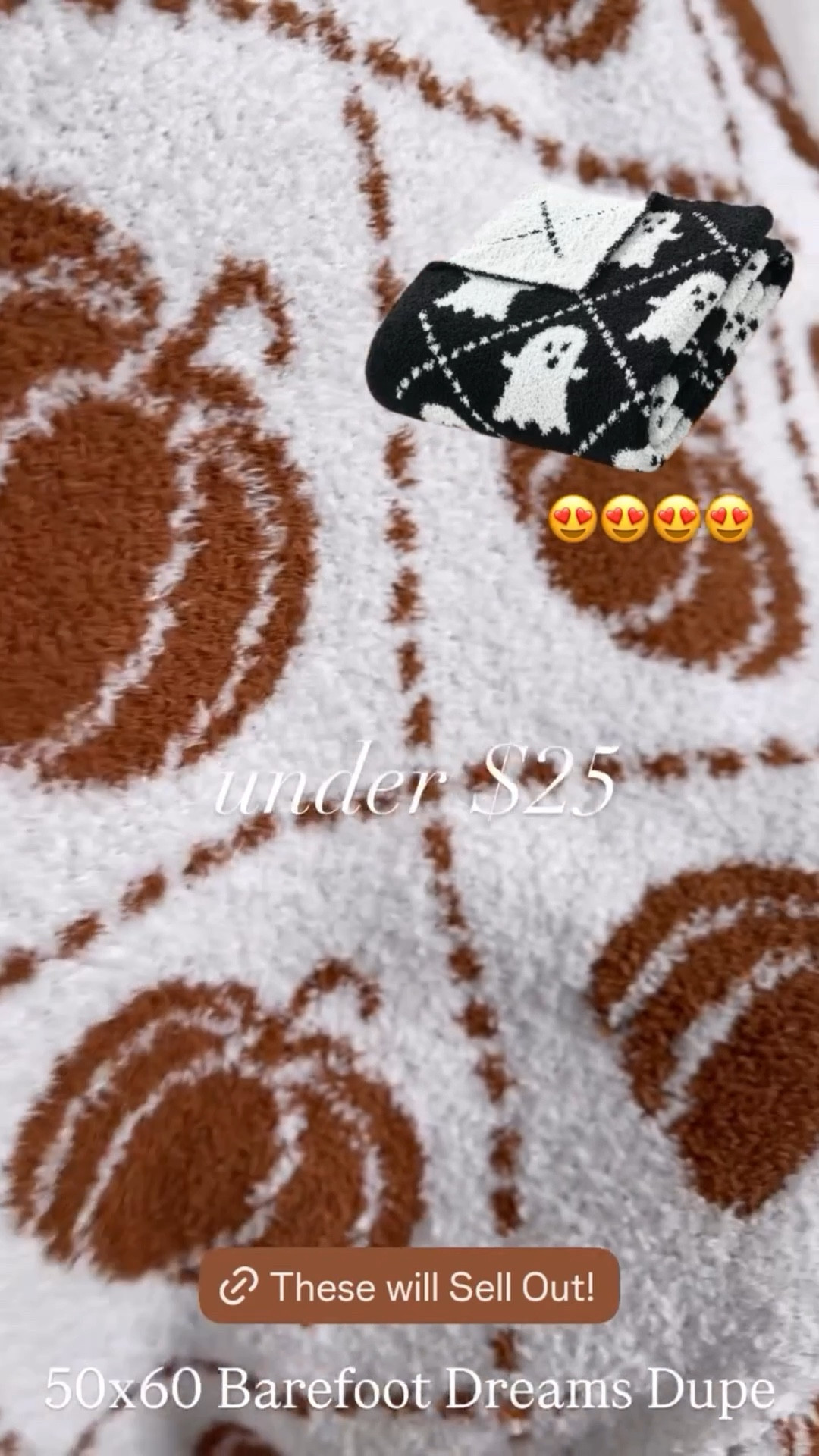 Barefoot Dreams Halloween Dupes
50x60 

#LTKFindsUnder50 #LTKHome #LTKU