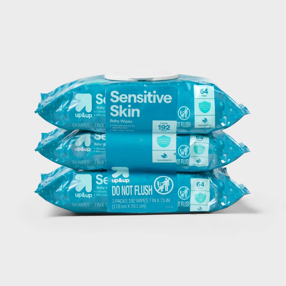 Sensitive Baby Wipes - 3pk/192ct - up&up\u2122 | Target