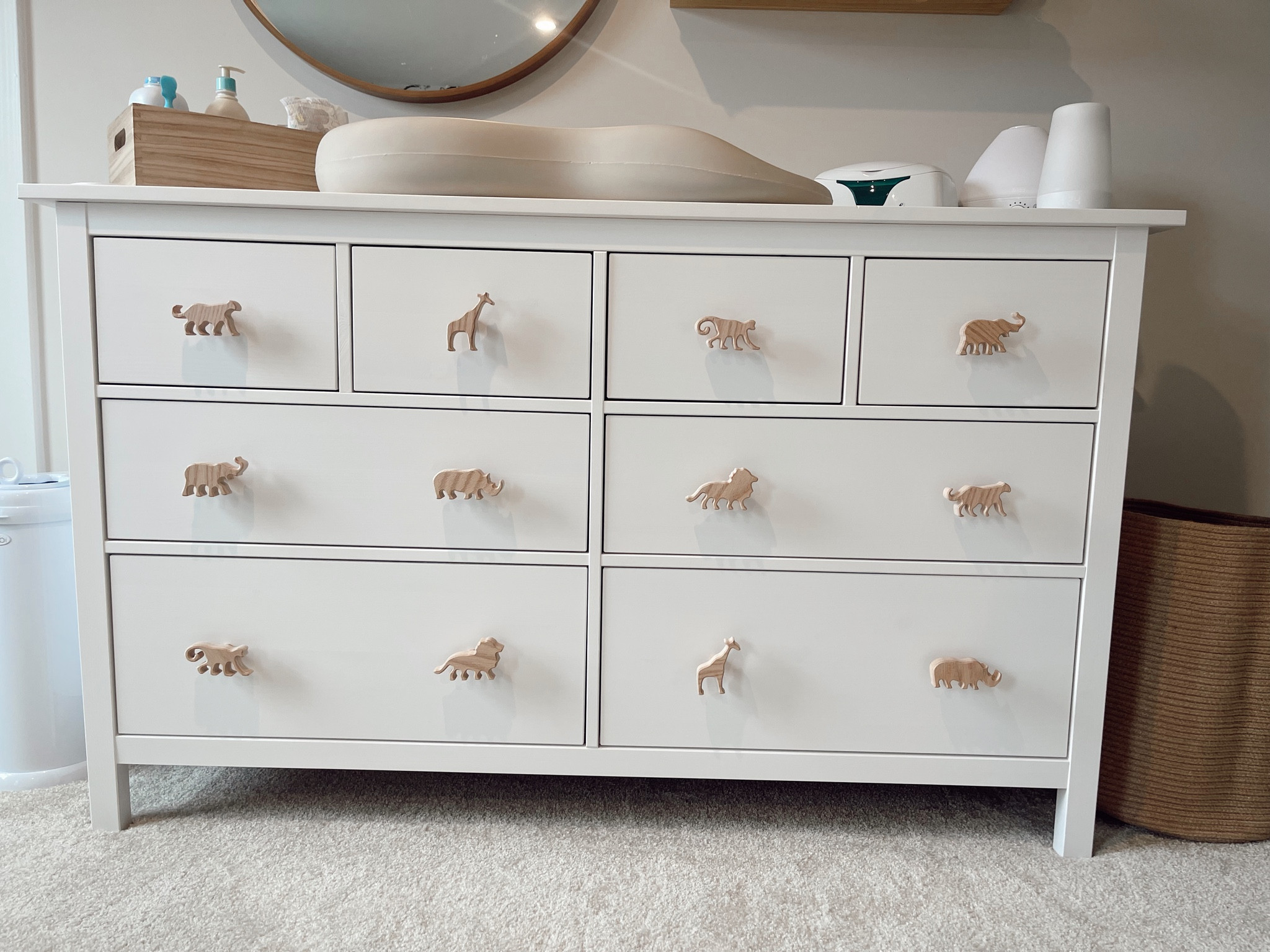 nursery organization | baby registry items | changing table | nursery set up | dresser organization | keekaroo | registry must haves | wipe warmer | sound machine | diffuser | humidifier

#LTKbump #LTKbaby