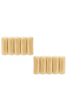 Heaven Mayhem Clemmie Maxi Stud Earrings in Gold from Revolve.com | Revolve Clothing (Global)