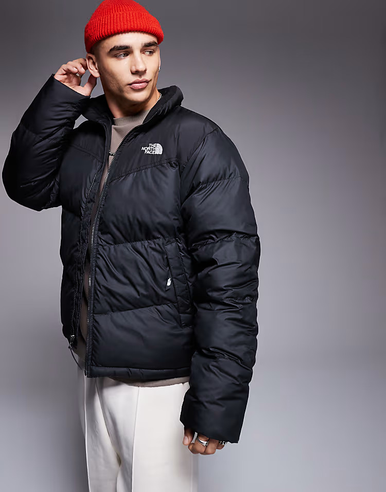 Bershka puffer jacket in black | ASOS (Global)