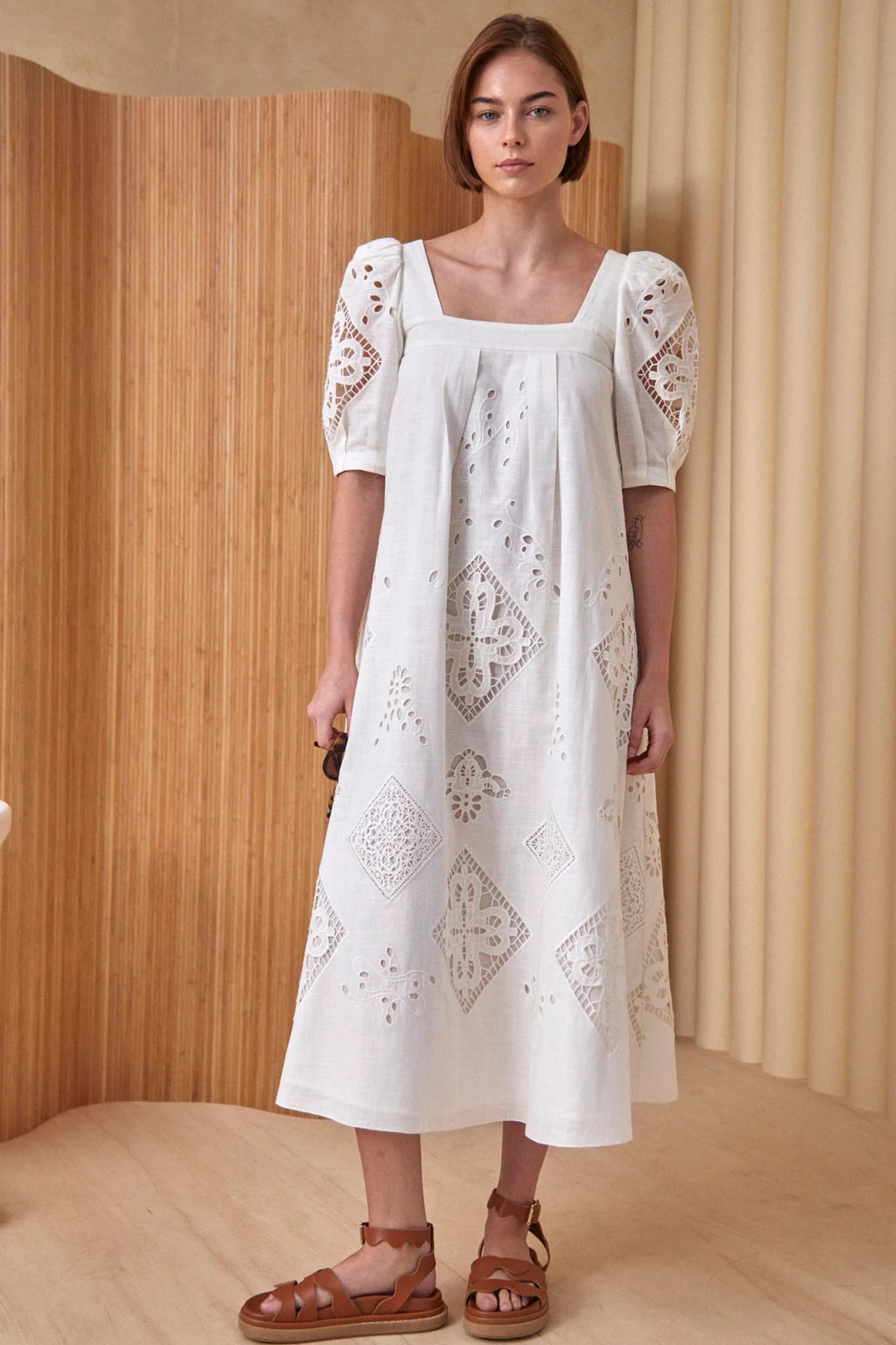 Waverly Dress | Eyelet Dress | Hunter Bell | Hunter Bell