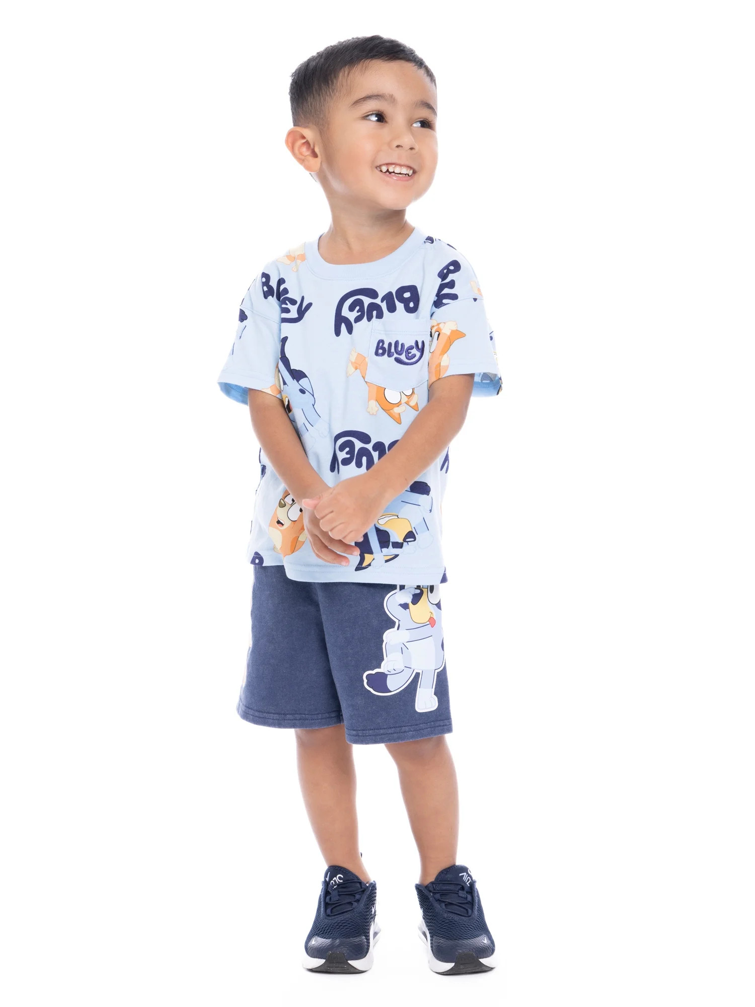 Bluey Toddler Graphic Tee and Shorts Set, 2-Piece, Sizes 12M-5T | Walmart (US)