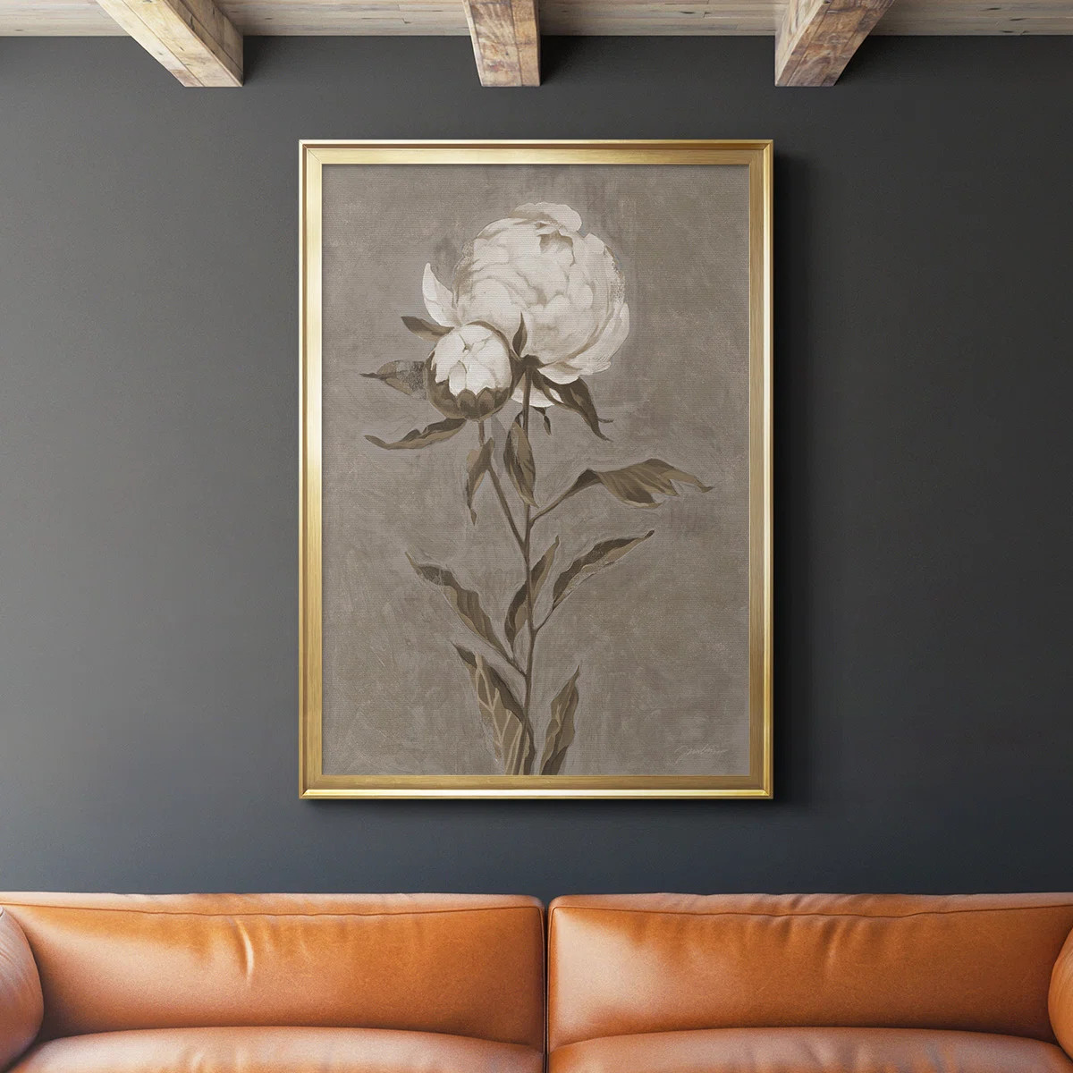 Wexford Home PRETTY AS A PEONY II Premium Framed Print - Ready To Hang & Reviews | Wayfair | Wayfair North America