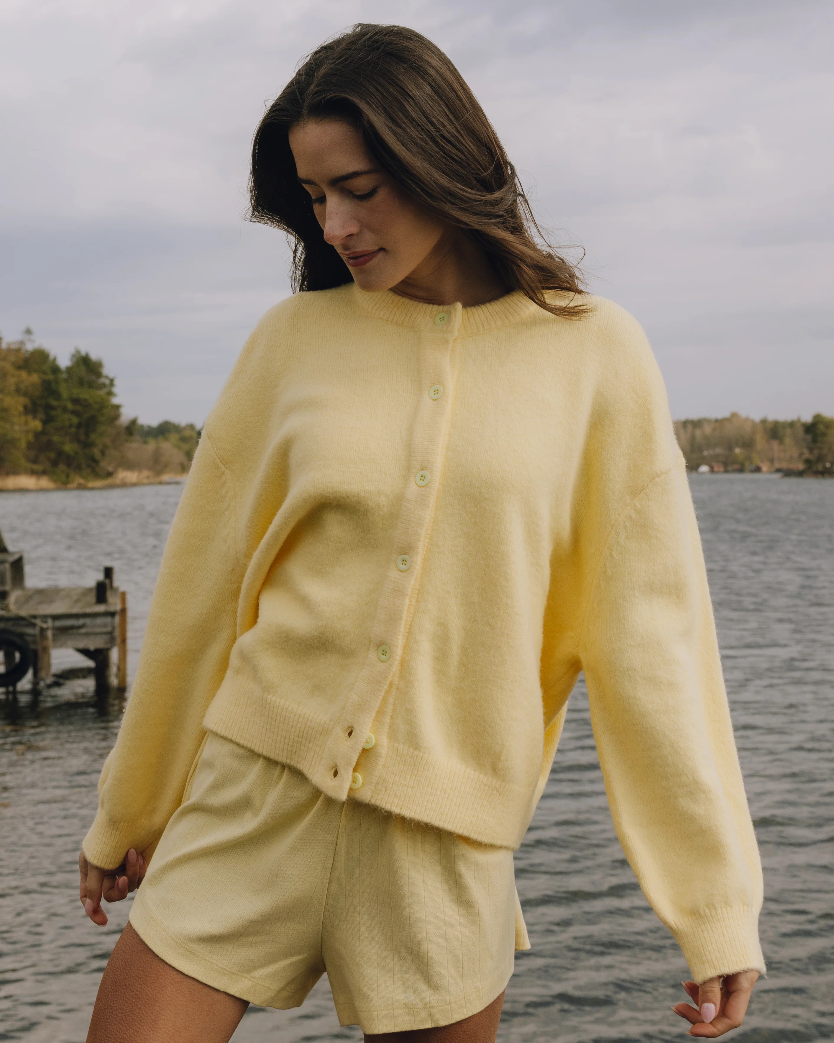 Button Up Sweater - Butter | Daily Drills LLC