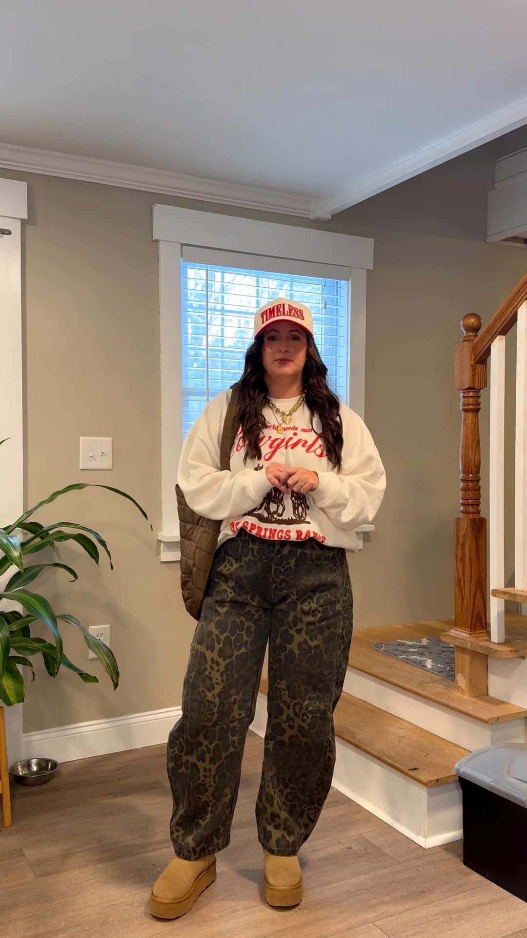 Leopard Barrel Jeans 

#LTKFindsUnder50 #LTKootd #LTKMidsize