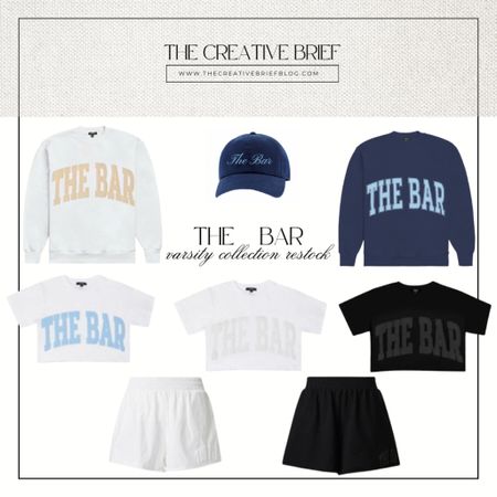 The Bar Varsity Collection restock with tshirts and new styles of shorts!

The Bar, Varsity sweatshirt, oversized sweatshirt, cotton crop tshirt, cropped tee 

#LTKstyletip #LTKunder100 #LTKFind