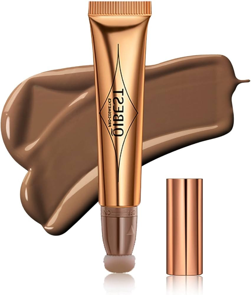MEICOLY Grey Liquid Contour Beauty Wand,Bronzer Stick with Cushion Applicator,Cream Contour for W... | Amazon (US)