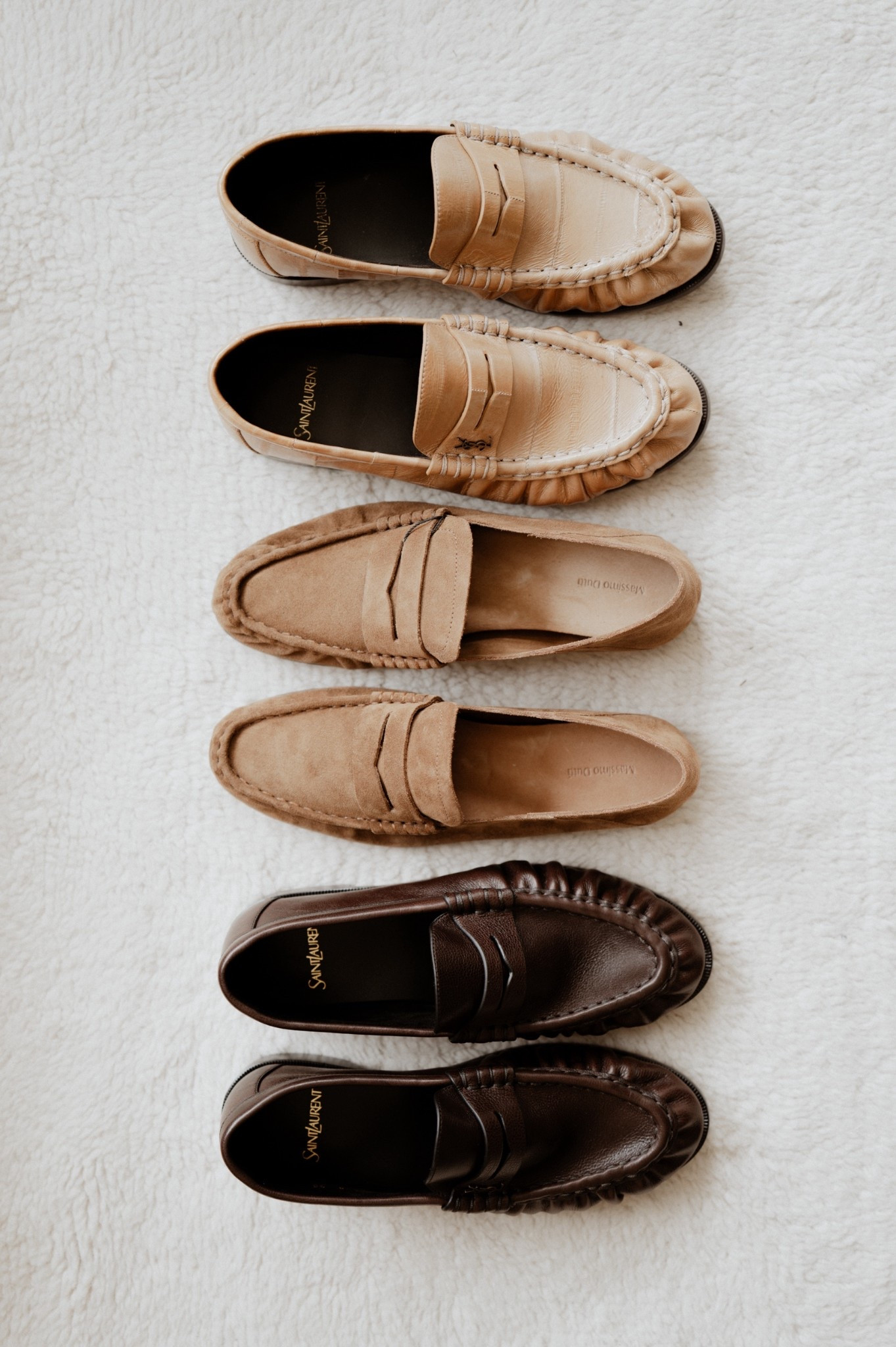 This Spring’s most desirable loafer: gathered apron loafers in leather, suede and eel skin. 

#LTKSeasonal