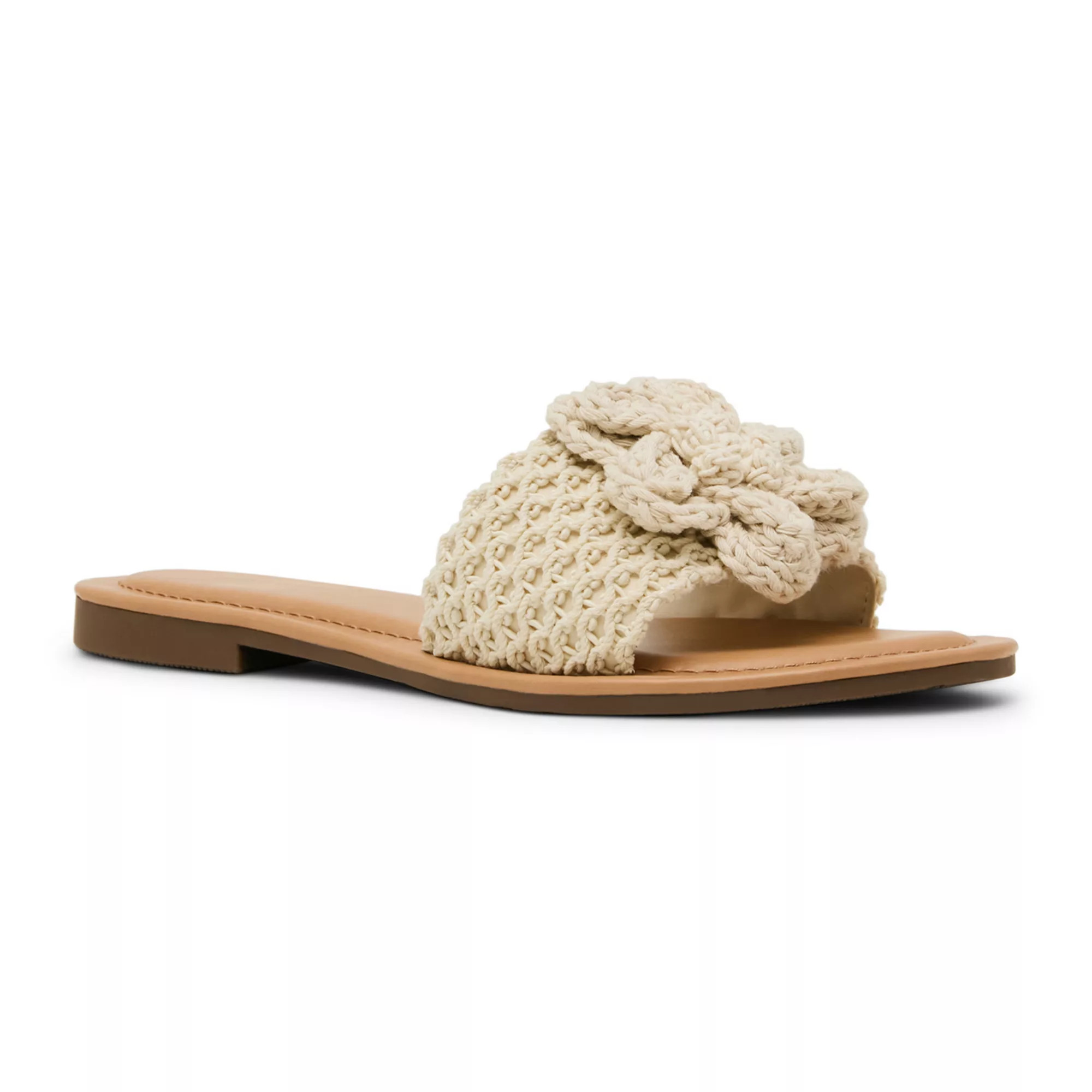 madden girl Lalani Women's Bow Accent Slide Sandals | Kohl's
