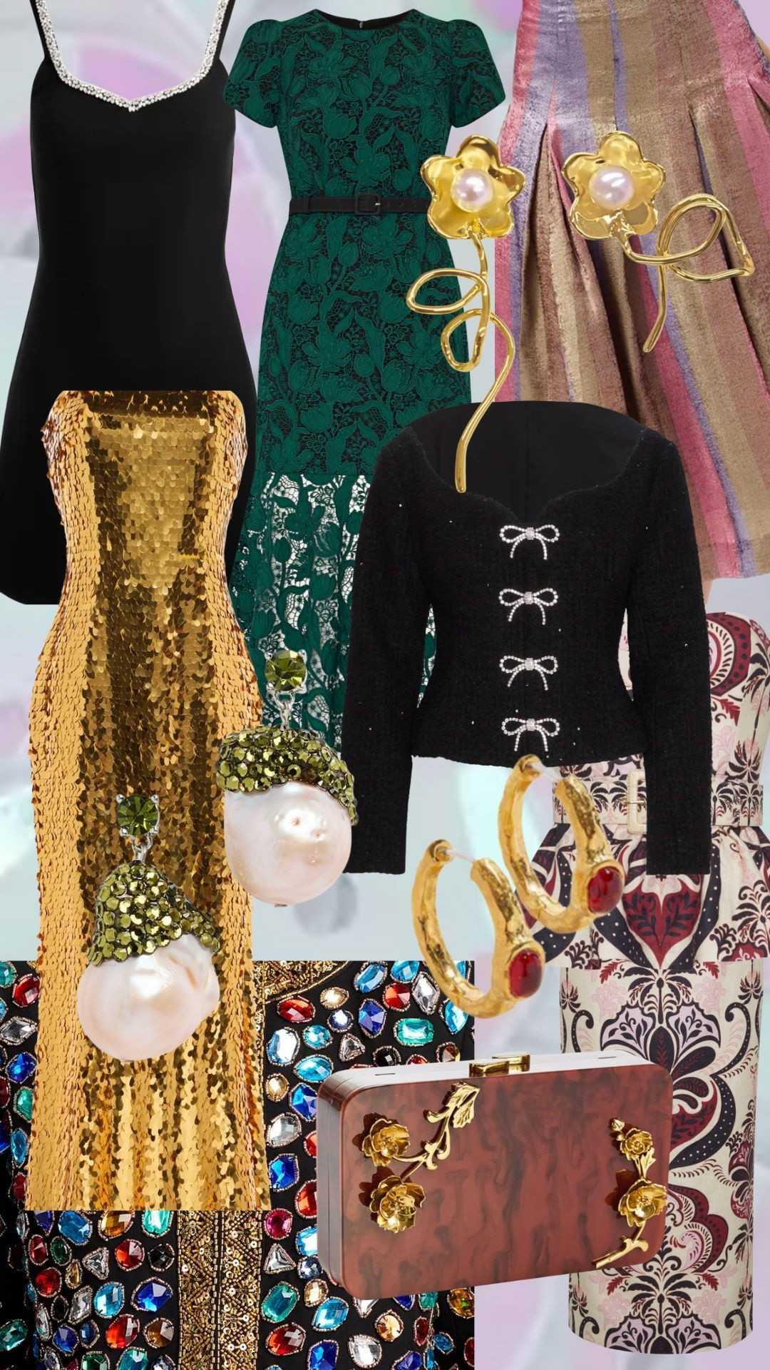 Som pieces I am currently loving for holiday parties from now until new years! Some of these are just so fun and great statement pieces to own in your closet for many years to come! Not all of the jewelry was linkable (it is in my ShopMy and all currently linked there). Hope everyone is having a great start to the holiday season! 

#LTKHoliday