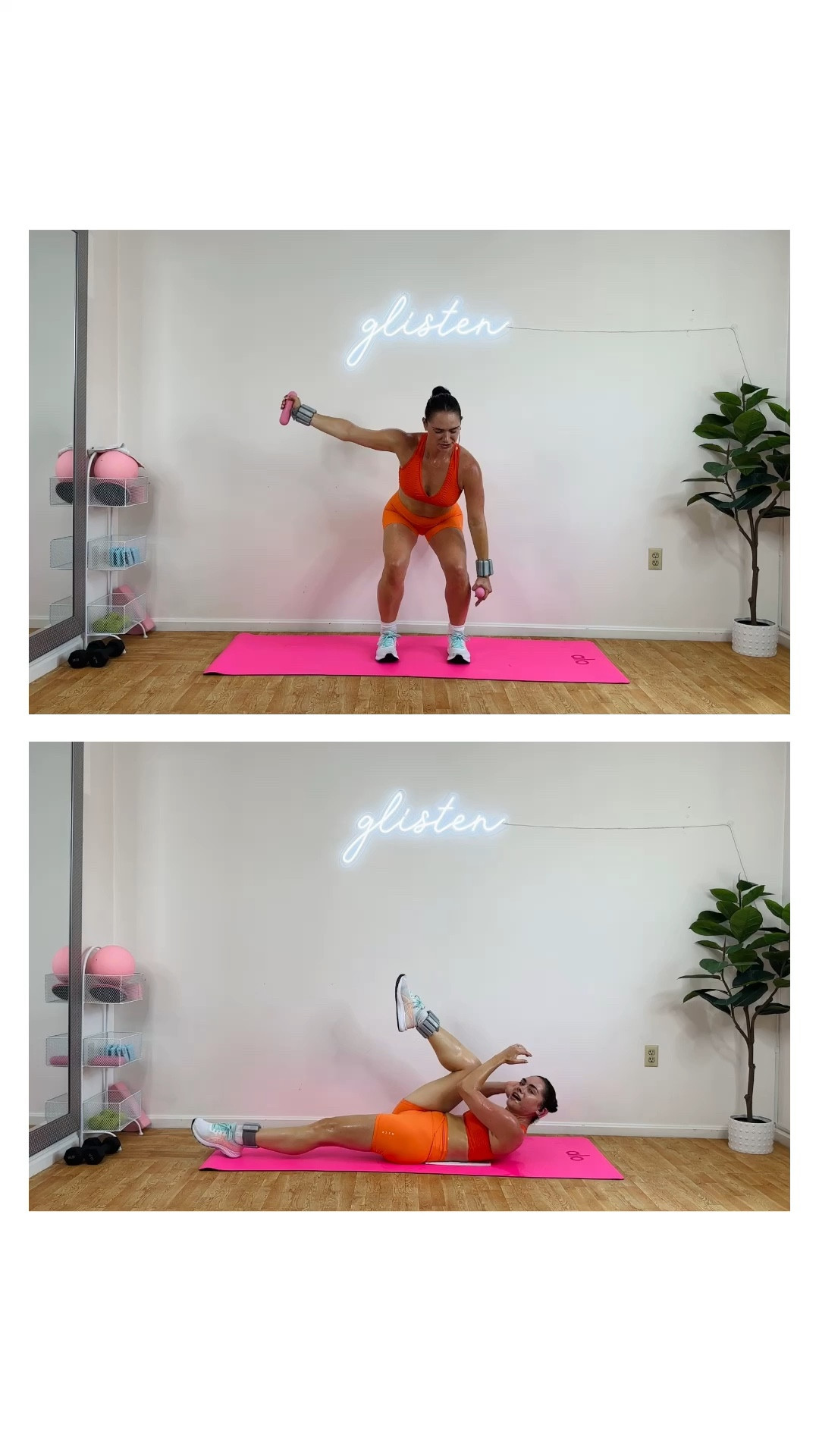 from our first day of Glisten Girl Summer!✨🫶🏻 

#LTKunder50 #LTKFitness