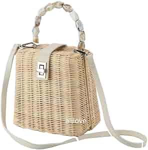 Clutch Purse Summer Purses And Handbags Straw Bag For Women Wicker Purse Bamboo Beach Bag Handwov... | Amazon (US)