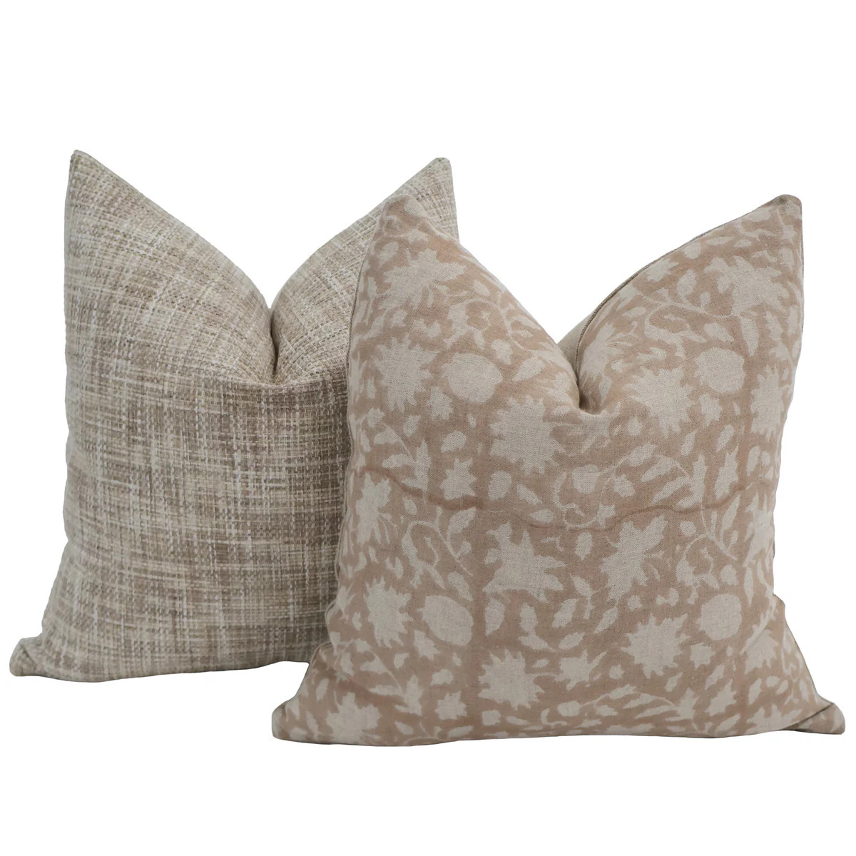 Blush & Taupe Heritage Pillow Cover Set | Hackner Home (US)